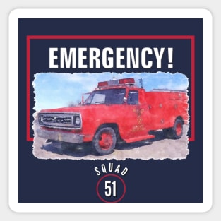 Emergency TV Show Sticker